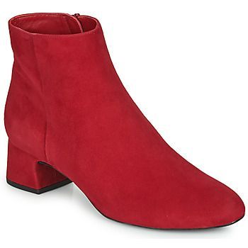 LOLI  women's Low Ankle Boots in Red. Sizes available:3.5,4,6.5,7