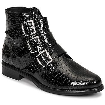 LYS  women's Mid Boots in Black. Sizes available:3.5,4,5,6,6.5,7,8,3