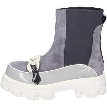 EY190  women's Low Ankle Boots in Grey