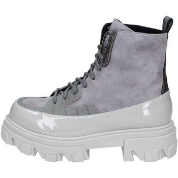 EY191  women's Low Ankle Boots in Grey