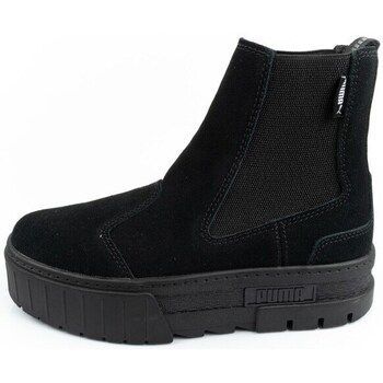 Mayze Chelsea Suede  women's Shoes (High-top Trainers) in Black