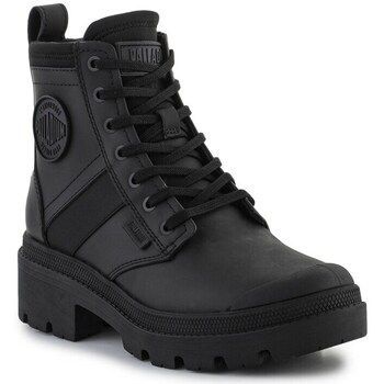 Pallabase Army R  women's Shoes (High-top Trainers) in Black
