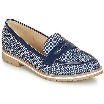 PORTLAND  women's Loafers / Casual Shoes in Blue. Sizes available:5