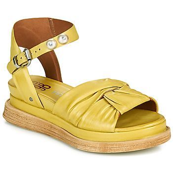 LAGOS NODE  women's Sandals in Yellow. Sizes available:3,4,5,6,7,8