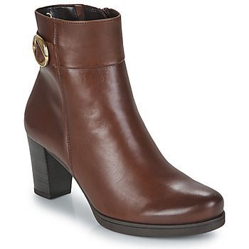 3208154  women's Low Ankle Boots in Brown
