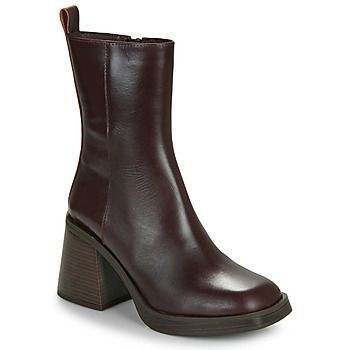 SAMSA  women's Low Ankle Boots in Brown
