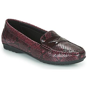 D ELIDIA  women's Loafers / Casual Shoes in Bordeaux. Sizes available:3
