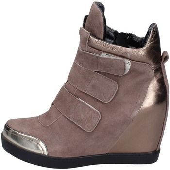 EY221  women's Low Ankle Boots in Beige