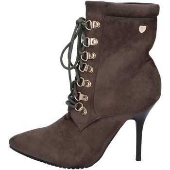 EY233  women's Low Ankle Boots in Green
