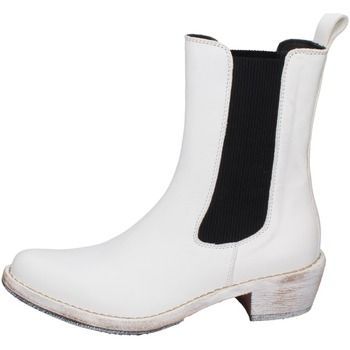 BD489 1CW228-CAP  women's Low Ankle Boots in White