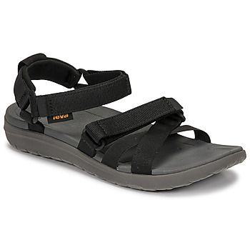 SANBORN MIA  women's Sandals in Black. Sizes available:3,4,5,6,7