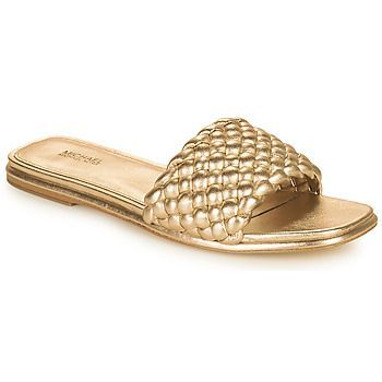 AMELIA FLAT SANDAL  women's Mules / Casual Shoes in Gold. Sizes available:3.5,4,5,6,2.5