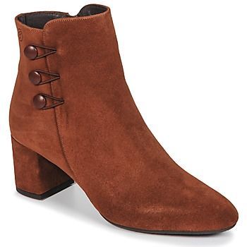 JOYE  women's Low Ankle Boots in Brown. Sizes available:7