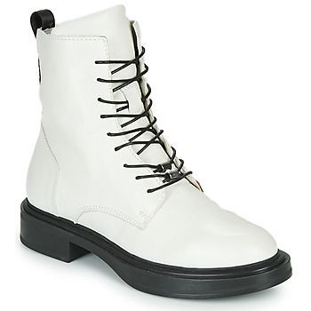MORGANA  women's Mid Boots in White. Sizes available:3.5,7,8