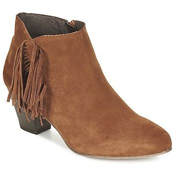 FIANIDE  women's Low Ankle Boots in Brown