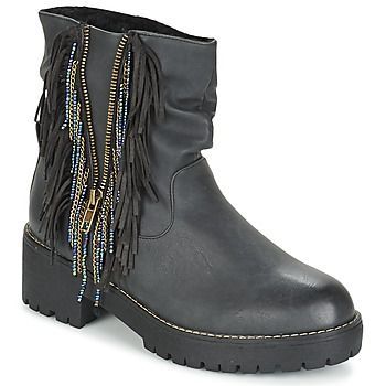 BARINA  women's Mid Boots in Black