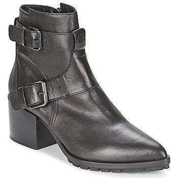 FUCILE  women's Low Ankle Boots in Black