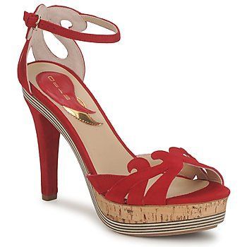 3488  women's Sandals in Red