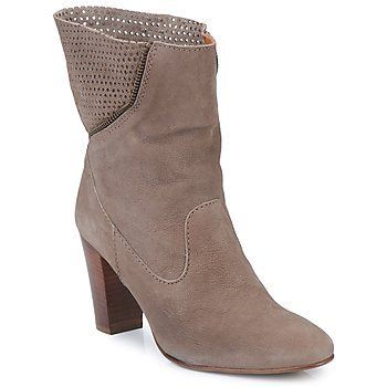 ERMINIA  women's Low Ankle Boots in Brown