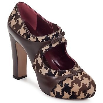 ALINA  women's Court Shoes in Brown