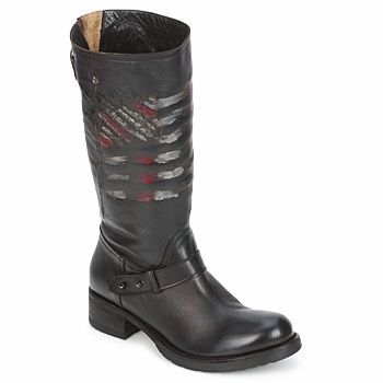 ENRO  women's Mid Boots in Black