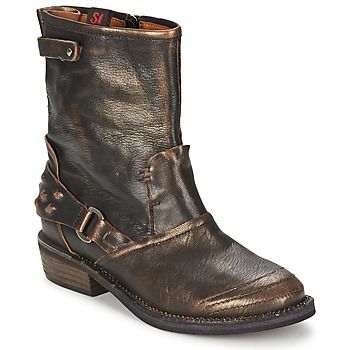 HASHLEY  women's Mid Boots in Brown