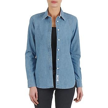 CHEMISE CIRCUIT 101826 BLEACH  women's Shirt in Blue