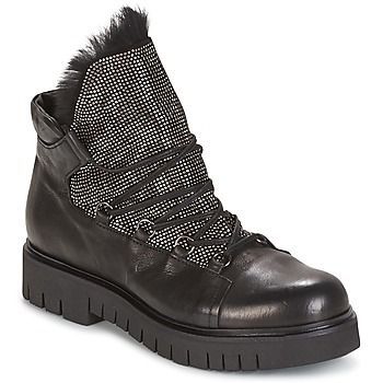 BIANCO  women's Mid Boots in Black