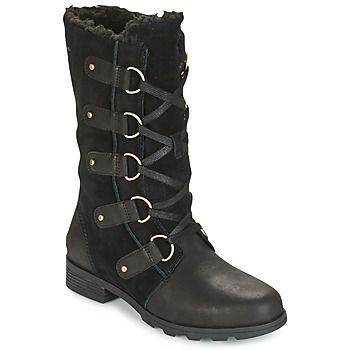 EMELIE LACE  women's High Boots in Black