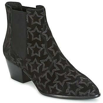HOPE STAR  women's Low Ankle Boots in Black