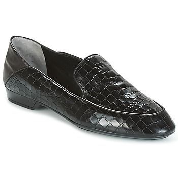 FANIN-COCCO-AGNEAU-NOIR  women's Loafers / Casual Shoes in Black