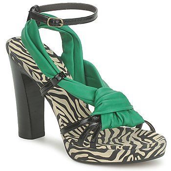 12709  women's Sandals in Green