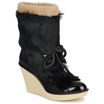HAIRY  women's Low Ankle Boots in Black