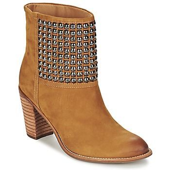 GUOUZI  women's Low Ankle Boots in Brown