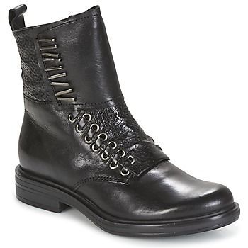 CAFE  women's Mid Boots in Black