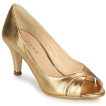 DIANE  women's Court Shoes in Gold