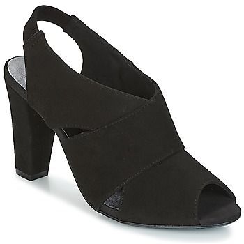 FOOT-COVERAGE-FLEX-SANDAL-BLACK  women's Sandals in Black