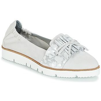 ASELIN  women's Loafers / Casual Shoes in Grey