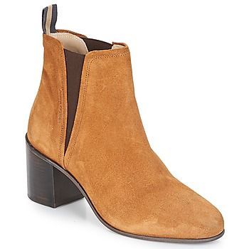 CAROLINA  women's Low Ankle Boots in Brown