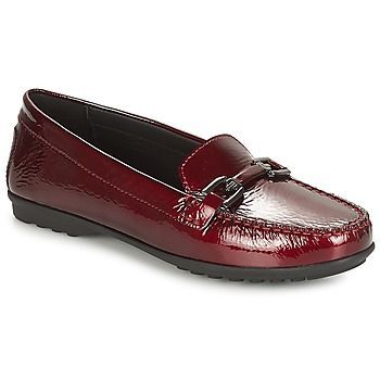 D ELIDIA  women's Loafers / Casual Shoes in Bordeaux