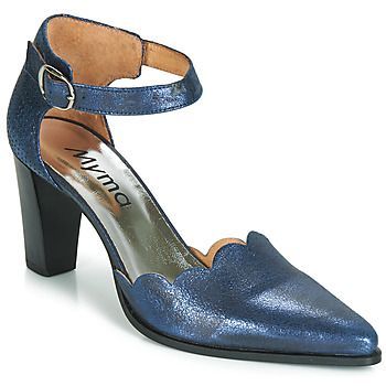 GLORIA  women's Court Shoes in Blue