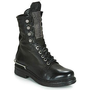 BRET METAL  women's Mid Boots in Black