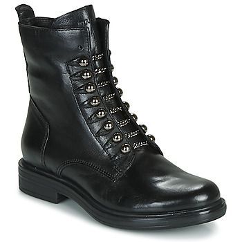 CAFE STYLE  women's Mid Boots in Black