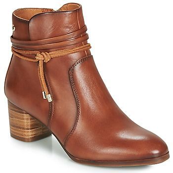 CALAFAT W1Z  women's Low Ankle Boots in Brown