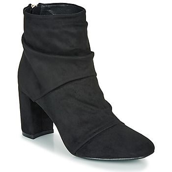 FIRETTE  women's Low Ankle Boots in Black
