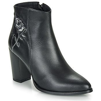 BORDELO  women's Low Ankle Boots in Black