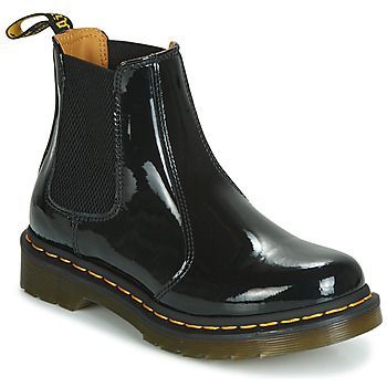 2976 PATENT LAMPER  women's Mid Boots in Black