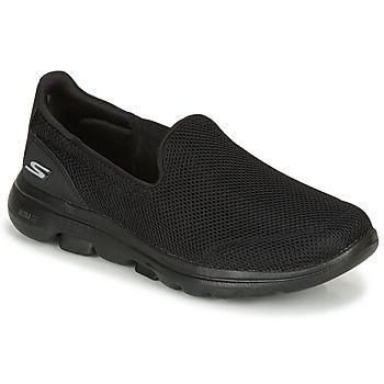 GO WALK 5  women's Slip-ons (Shoes) in Black