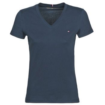 HERITAGE V-NECK TEE  women's T shirt in Blue