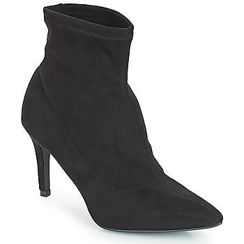 FANTASQUE  women's Low Ankle Boots in Black